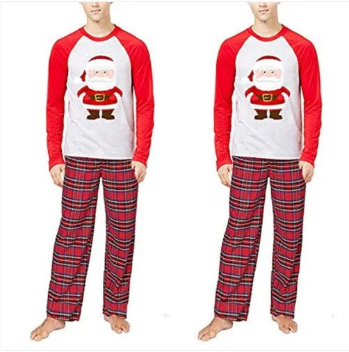 2024 Christmas Family Pajamas Clothing Set Santa Claus Family Matching Clothes Xmas Adult Kids Pyjamas set Baby Romper Sleepwear