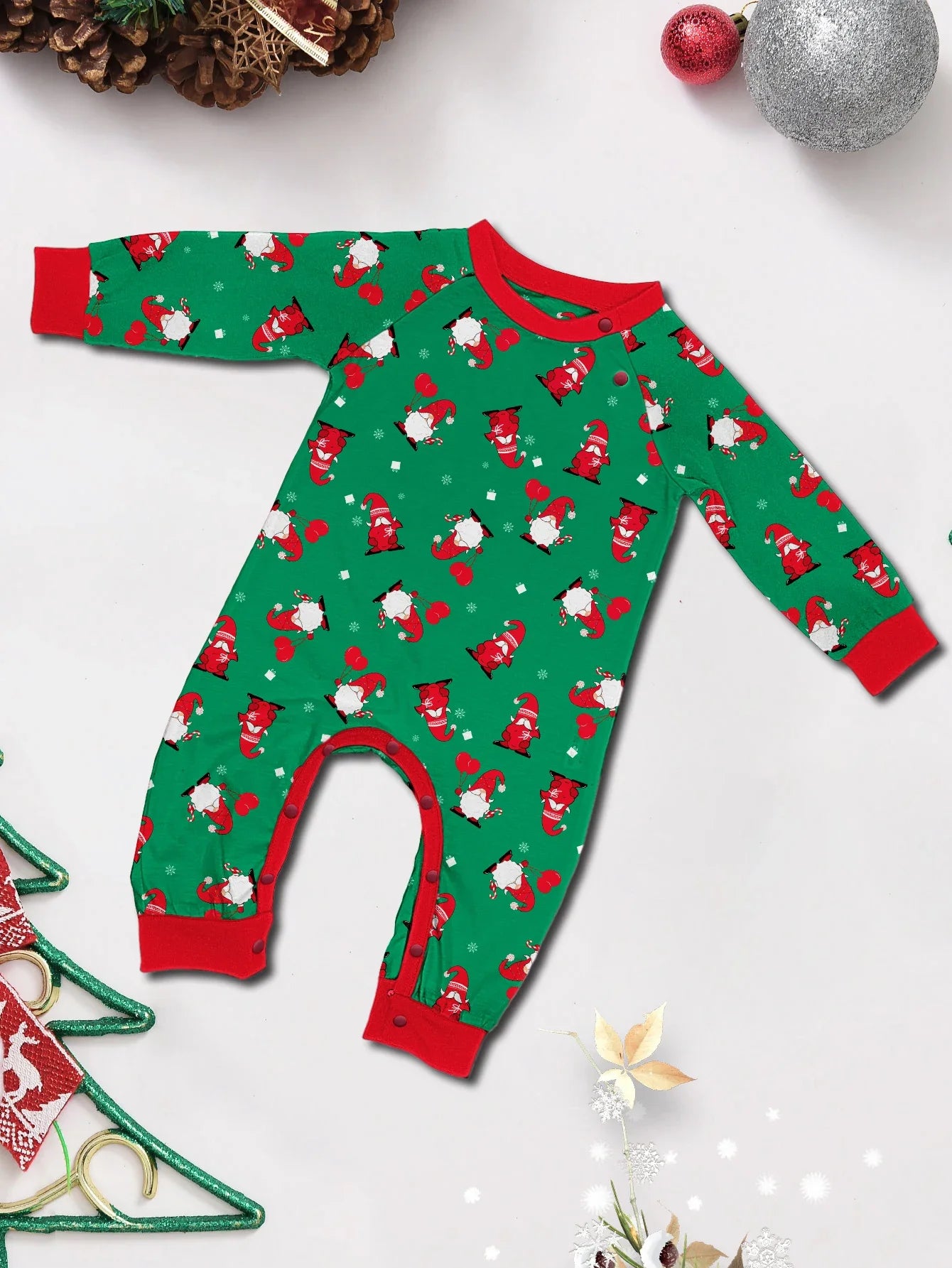 Merry Xmas Santa Claus Pattern Mother Father Kids Matching Pajamas Set Casual Soft 2 Pcs Home Suit Christmas Pyjamas Family Look